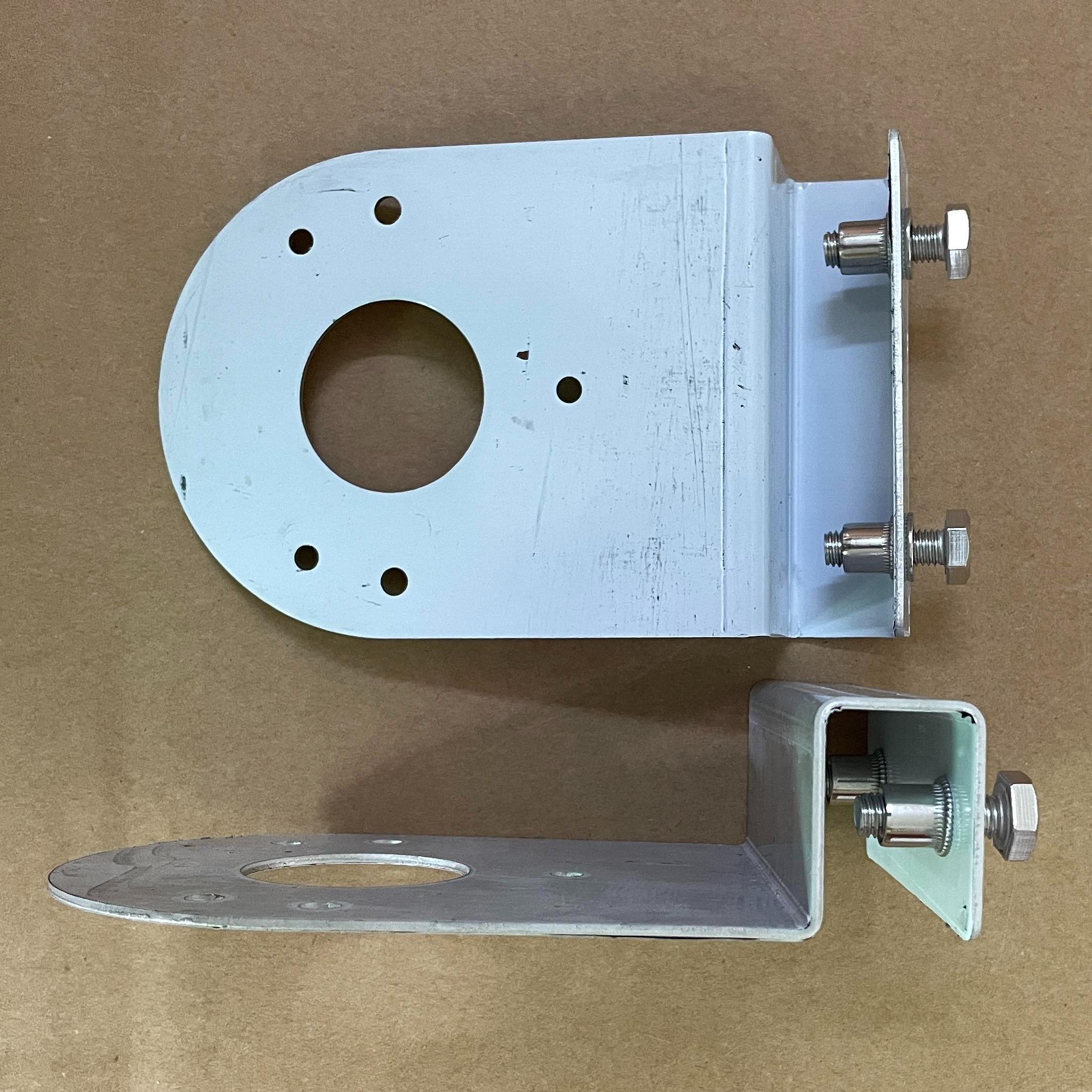 Watermelon Light-Specific 90-Degree Clamp-On Bracket 2-Piece Stainless Steel Underbody Light Mount, No-Drill Design, Compatible with Semi-Trucks and Pickup Trucks