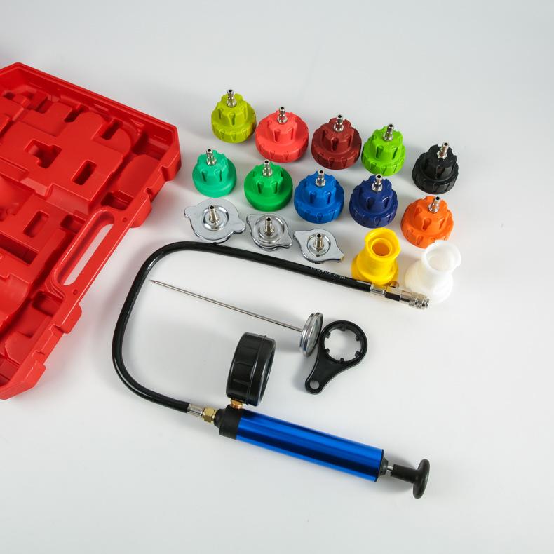 18pcs radiator coolant pressure tester kit