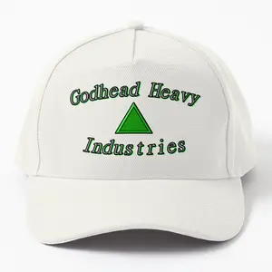 Godhead Heavy Industries Logo Twill Cap Hat  Bold and Futuristic Embroidered Design, Perfect for Fans of Sci-Fi and Unique Tech-Inspired Accessories