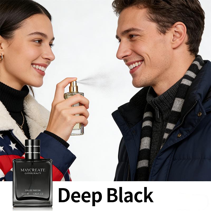 Maycreate Men's Eau De Toilette 55ml Azure Sea Salt Freshness Knight Woodsy Deep Scent EDP Perfume Spray for Spring Summer Outings Aromatic Citrusy Fragrance