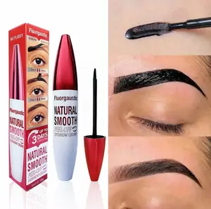 Easy Peel-Off Eyebrow Gel - Waterproof & Sweatproof, Long-Lasting Black or Brown Tattoo Tint, Film Forming, Medium Coverage for All Skin Types Waterproof Natural Shedding Eyebrow Gel Makeup Cosmetic eyebrow pencil eyebrow gel eyebrow tint  1# Darkbrown
