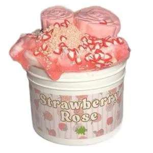 Strawberry Rose Clear/Cloud slime