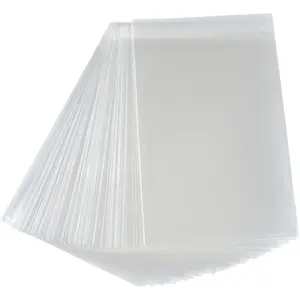 Self Sealing Cellophane Bags 6x8 Inch 100 count Clear Resealable Cello Bags Self Adhesive  bags for Packaging,Bakery Bread,Cookies,Favors,Products,Candy