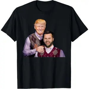 Trump Vance 2024 Brothers Funny Parody Trump J.D. Vance Bros T-Shirt