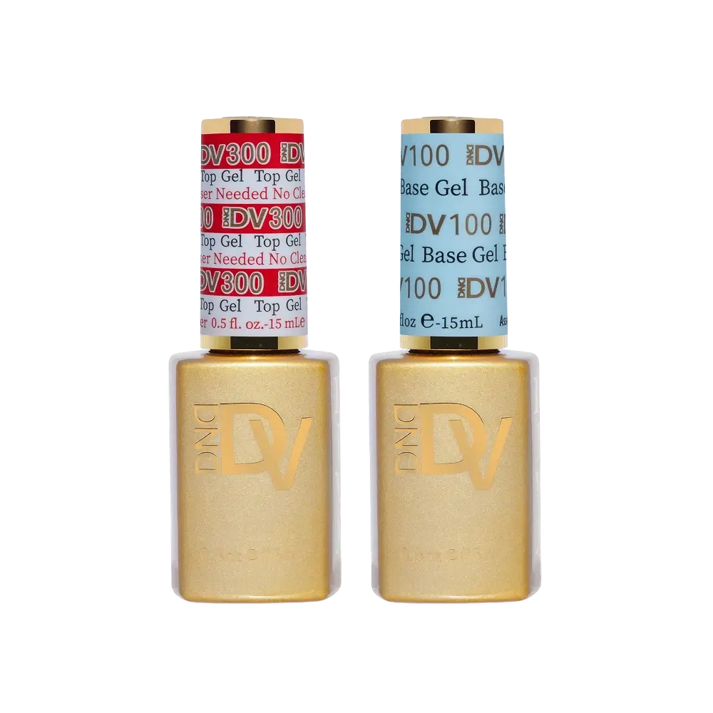 DIVA Base #100 + Top #300 Combo No Cleanse Gel Polish Manicure Nail
