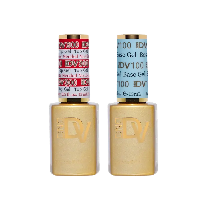 DIVA Base #100 + Top #300 Combo No Cleanse Gel Polish Manicure Nail