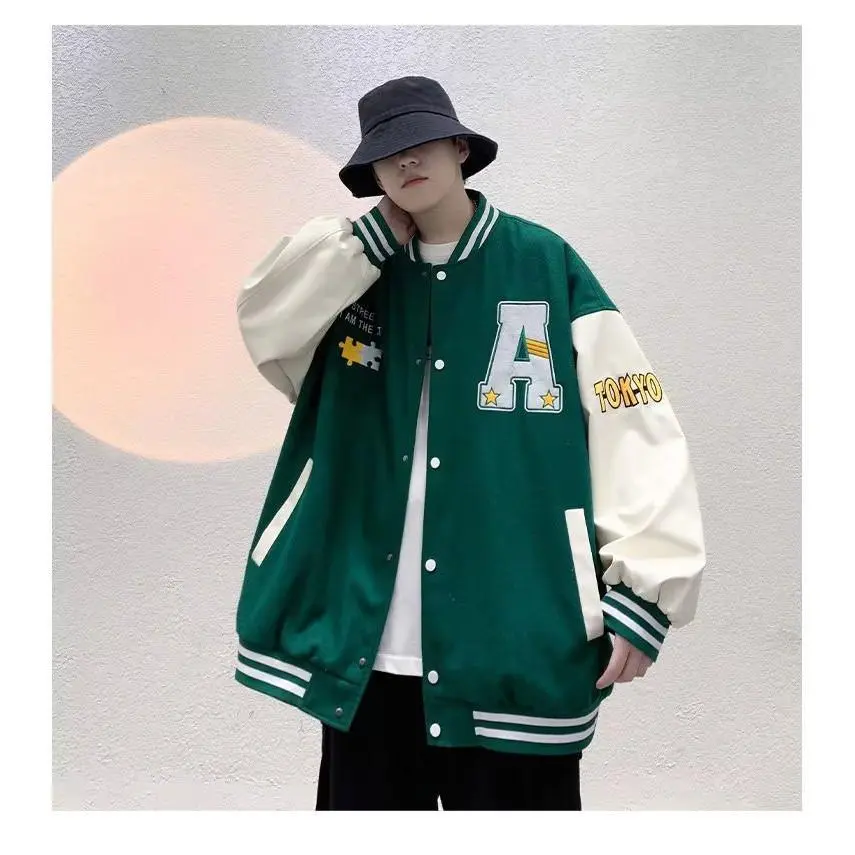 Printed letter A: 116 green