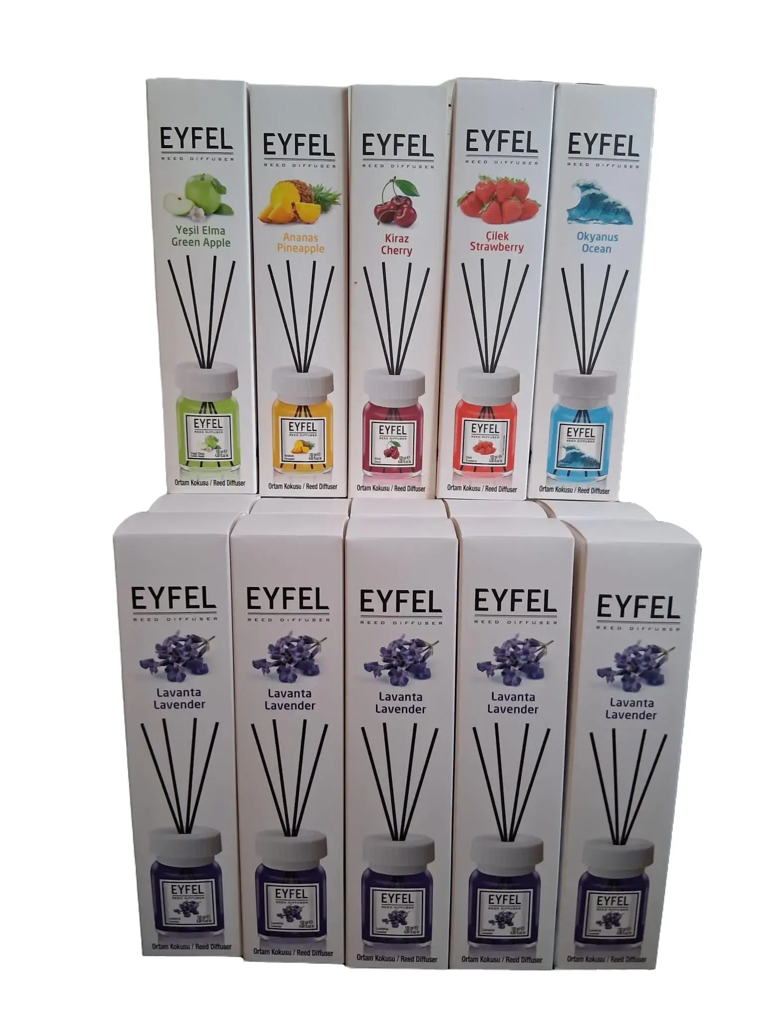 EYFEL Reed Diffusers for Home Reed Diffuser Set, 4 fl oz, Bathroom & Home Scented Sticks