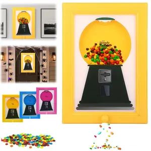 Candy Dispenser Picture Frame, Candy Frame Dispenser, Handy Fast Distribution Candies, Nuts, Dog & Cat Treats, Suitable For Birthday & Holiday Gifts