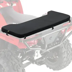 Universal ATV Rack Pad, Breathable Shock Absorption Water-Resistant ATV Seat Cushion for Four Wheeler Polaris Sportsman Kawasaki Arctic Cat