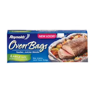 212 MAIN Reynolds G10531 Large Disposable Oven Wrap Bags - 16x17.5 in., Cooking Use, Easy Cleanup, Boxed Kitchen Appliance Accessory
