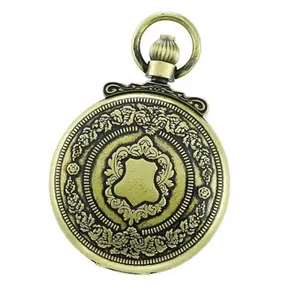 Charles-Hubert- Paris  47mm Quartz Pocket Watch - Antique Gold
