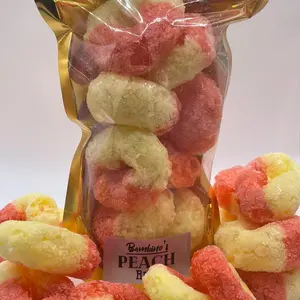 Peach O  Peach Rings Freeze Dried