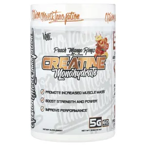 VMI Sports Creatine Monohydrate, Peach Mango Rings, 12.1 oz (342 g)