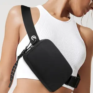 1140 Men's and Women's Nylon Sports Running Waist Bag 2025 New Casual Outdoor Crossbody Chest Bag