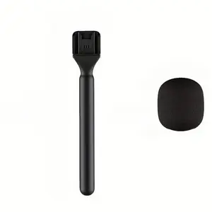 Portable Handheld Microphone Holder, Durable ABS Wireless Microphone Holder, Microphone Accessories for DJI Mic1/2, Rode Wireless GO II, Hollyland Lark M1/C1/150, Synco G1/A2/Movo, Live Podcast Equipment