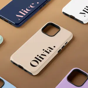 Phone 17 Personalized Monogram Initial iPhone Case, Personalized Name  Phone 17 Pro Max Case, Phone 16 14 13 12 11 Pro Max Case