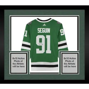 Framed Tyler Seguin Dallas Stars Autographed Green Adidas Authentic Jersey - Fanatics Authentic Certified - NHL Memorabilia