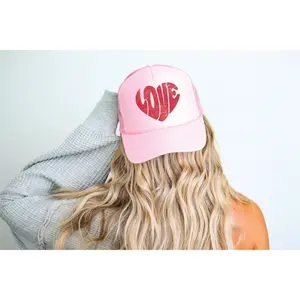 Love Heart Trucker Hat