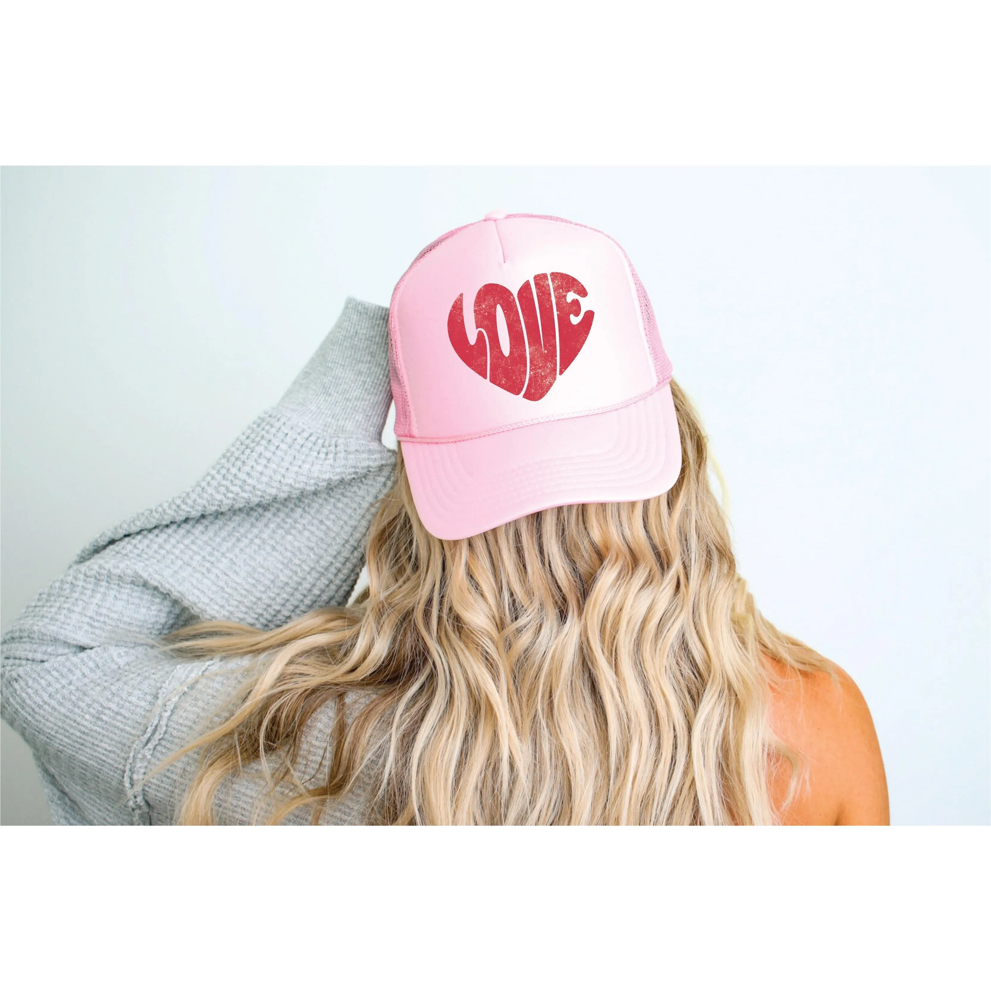 Love Heart Trucker Hat