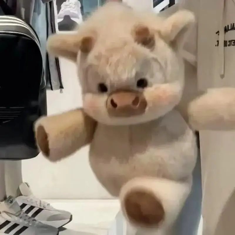 Running Highland Cow Plush Toy, Cute Cow Design, Soft Adorable Stuffed, SoftFluffy Stuffed Animal, Perfect for Kids BirthdayGifts, Valentine's Day, Mother's Day, Graduation,Wedding