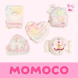 [MoMoCo New Arrival] Pastel Fairy Tale Healing Collection | Stunning looks & premium texture, dreamy pink-white squishies. Soft squishy feel × sparkling shimmer — fall in love at first squeeze & heal your bad moods!