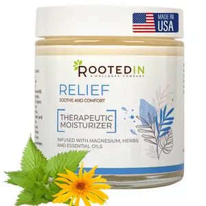 Magnesium Relief Cream | Targeted Muscle Therapy for Soreness & Tension | Arnica & White Willow | Fast-Absorbing & Hydrating Moisturizer Moisture