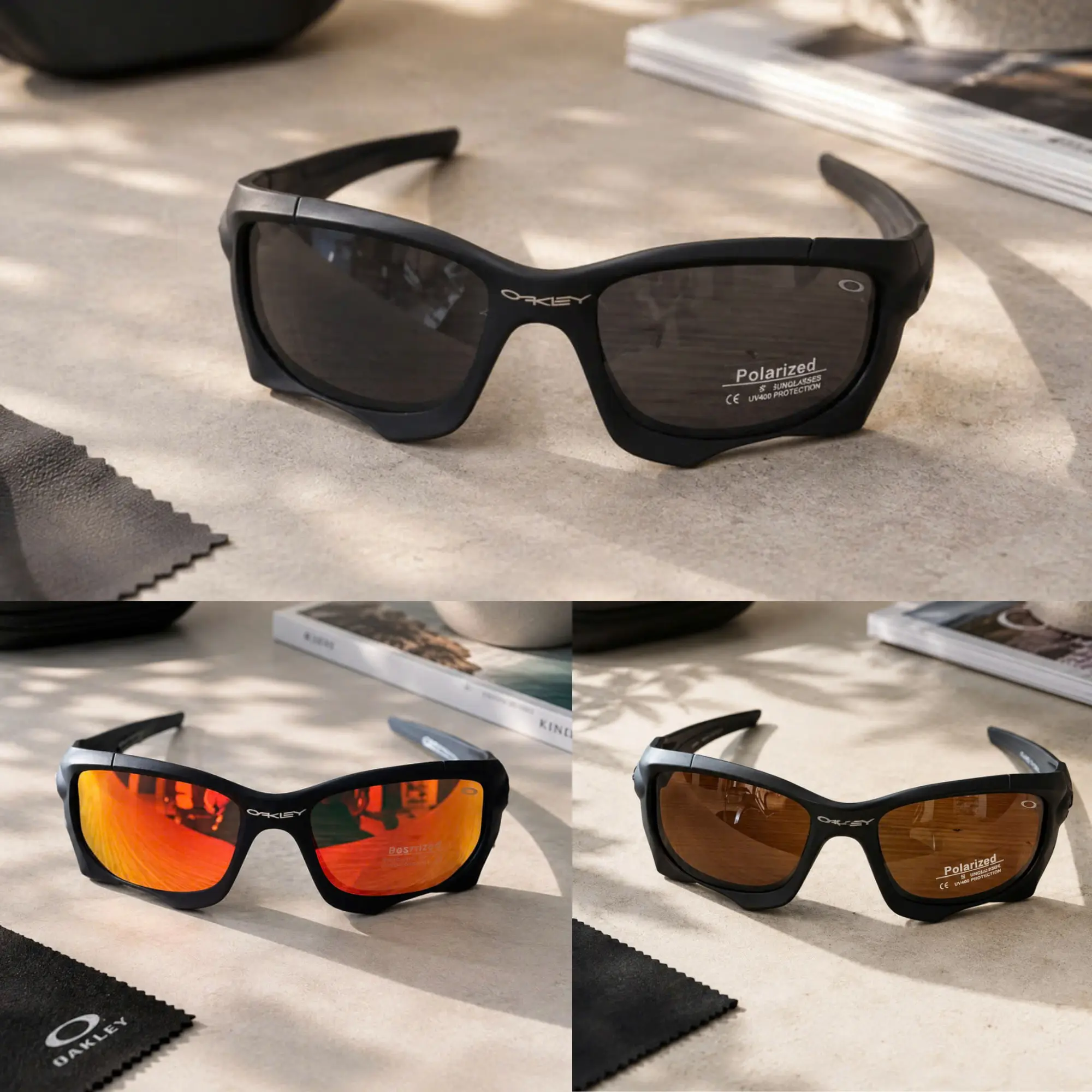 Oakley Holbrook Sunglasses Polarized Square Frame Outdoor Driving Fishing Eyewear for Men Women