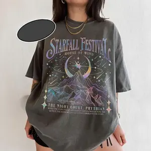 Comfort Colors Velaris Starfall Festival Vintage T-shirt SJM Acotar Merch Tshirt The Night Court Tee Rhysand Cassian Feyre Fan Apparel