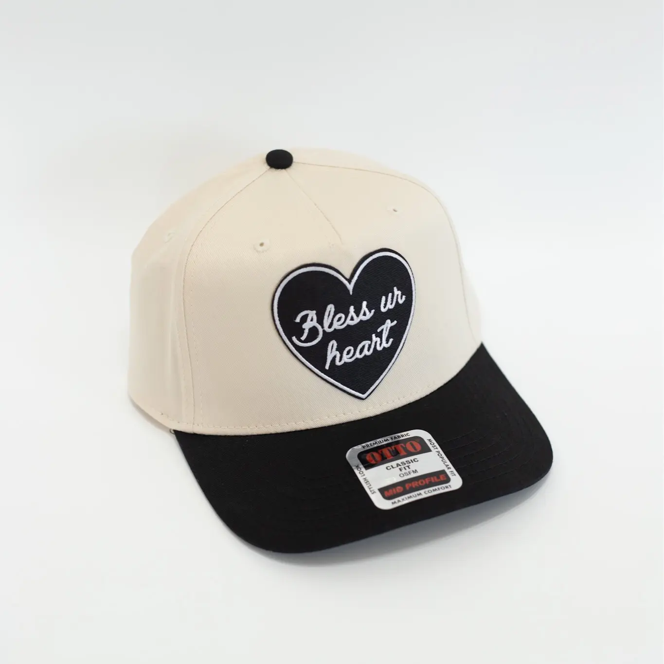 Coastal Cowgirl Bless Your Heart Patch Camo Trucker Hat