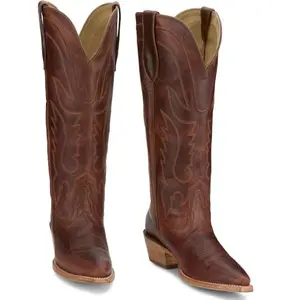 JESS 15" COGNAC COGNAC GOAT BOOTS