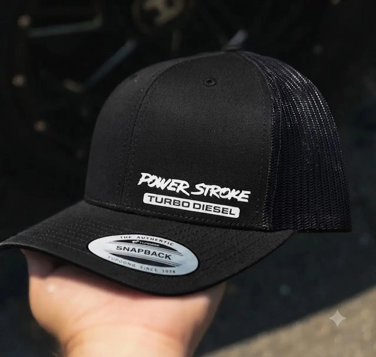 Power Stroke Diesel Retro Hat Trucker Hat Many Colors Snapback Hat, Unisex Casual Street Style, Gift Idea For Her Him, Unisex Everyday Wear