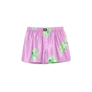 Le Weekend Silk Boxer Lilac Hawaii Woman