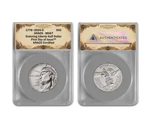 2026 Enduring Liberty Half Dollar D Mint Anacs MS67 FDOI