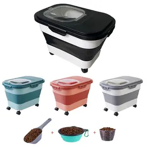 WagPoint Collapsible Pet Food Storage Bin