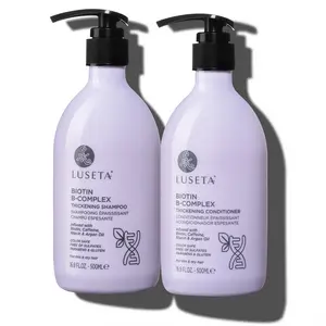 Luseta Biotin B-Complex Thickening Shampoo and Conditioner Set, Biotin Shampoo and Conditioner for Thinning Hair All Types 2 x 16.9oz Haircare