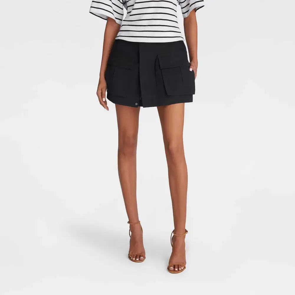 KBB by KAHLANA Women's 'The Cargo Skort', Pocket Design Skort, Skirts With Shorts