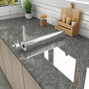 [23.62*393.70 in]1 roll of smooth marble pattern self-adhesive wallpaper - peel and stick immediately, suitable for kitchen and bathroom countertops, cabinets, bedrooms, living rooms, wall renovation, and home decoration film