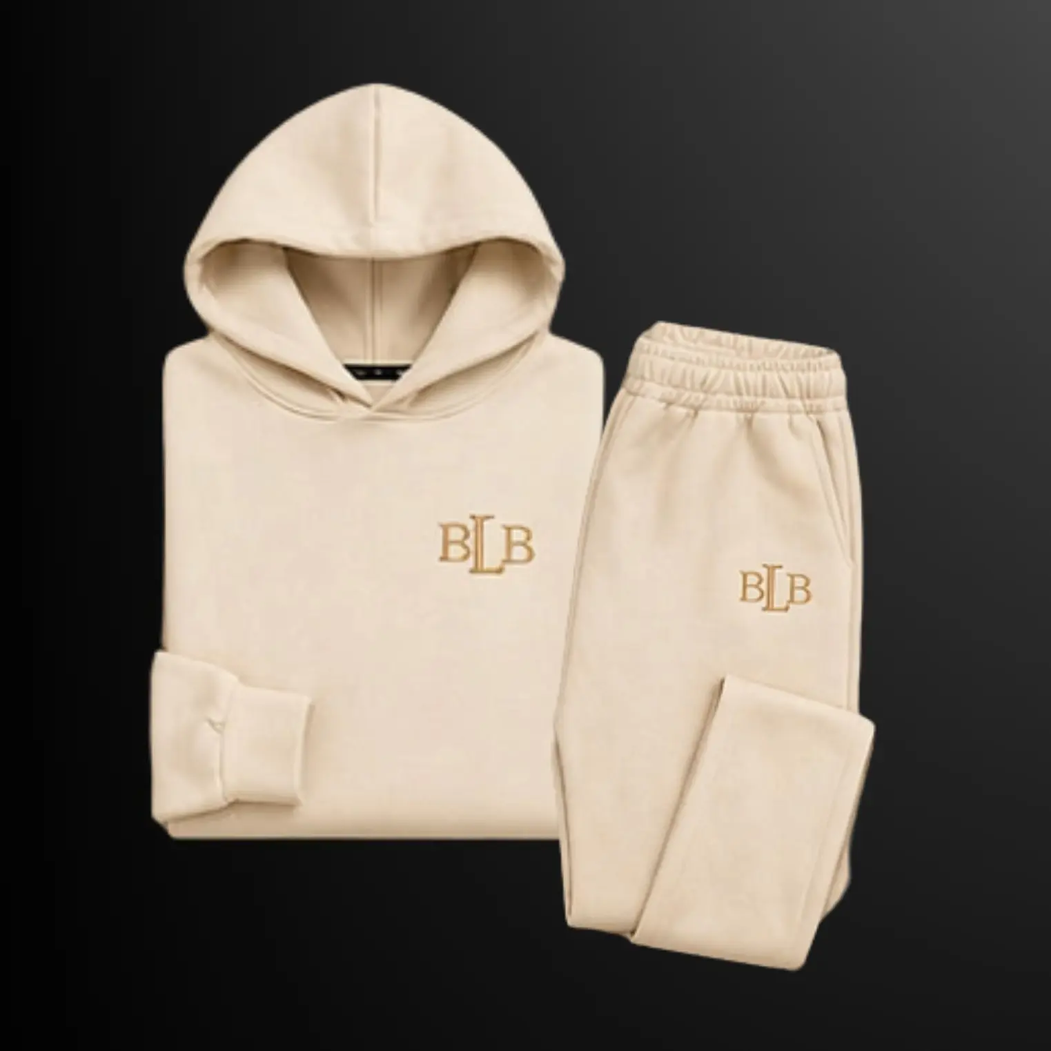 Boss Lady Branded x BLB Premium Sweatsuit Set - Soft High-Quality Fabric Blend Hoodie & Jogger for Comfortable All-Day Wear
