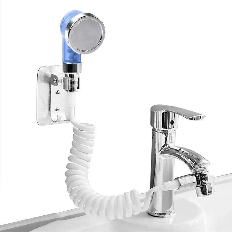 Sink Faucet Hose Sprayer  Hair Washing Hand Shower Spray Faucet Attachment with Hose for Indoor Outdoor Kitchen Bathroom Tool Rinser