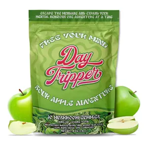 Day Tripper Mushroom Blue Lotus Gummies - Sour Apple 10 ct For Enhanced Focus & Energy