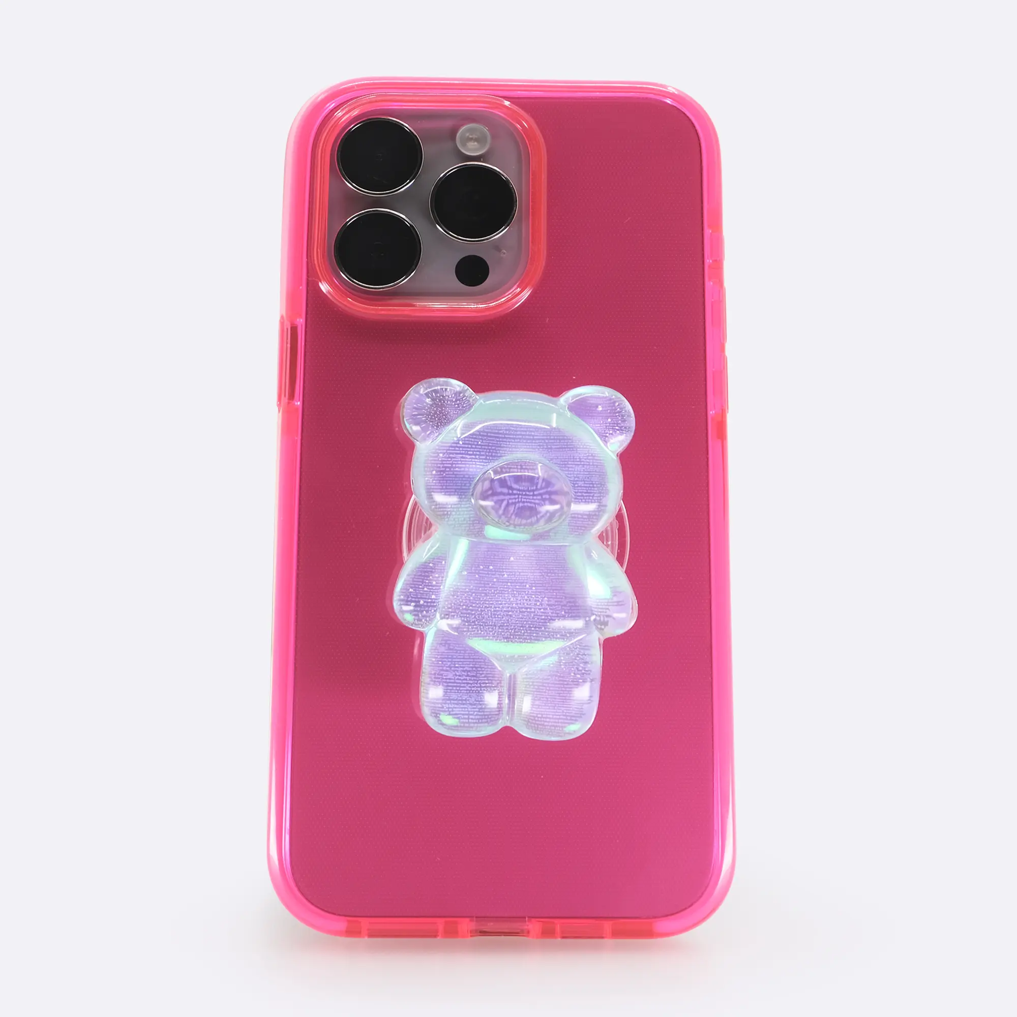 Colorful Gummy Bear Mobile Phone Grip Socket Colorful Gummy Bear Mobile Phone Grip Socket