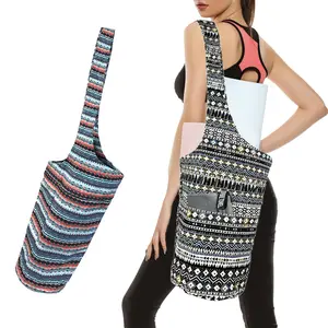 Yoga Mat Bag with Large Size Open Pocket, Yoga Mat Carrier Bag Fit Most Size Mats for for Lightweight Gym Work Out