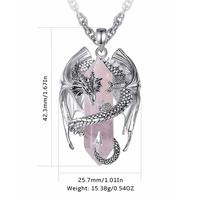 Large Dragon Pink Quartz