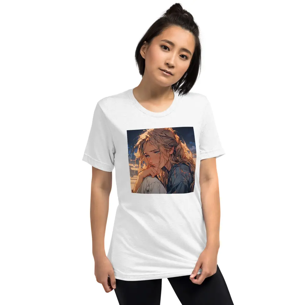 Sad Girl Serenity Premium T-Shirt