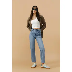 Hey Joanie Manhattan High Rise Straight Ankle Jeans