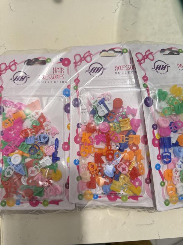 STAR Hair Barrettes Mini Letter A BC Accessories Collection Colorful Alphabet Clips for Styling Cute Versatile Fun Hair Accessories