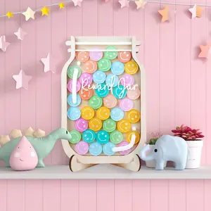 DIY Name Smiley Face Magnetic Reward Jar Gifts for Classroom Teacher Kids Potty Training Chore Chart Toddler Good Behavior Management Tools Back to School Teacher Appreciation Gifts 2026