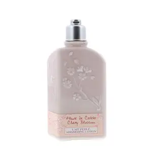 L'Occitane Cherry Blossom Shimmering Body Lotion - Lightweight, Moisturizing, Hydrating, Nourishing Body Care Product, 8.4 oz