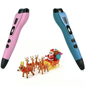 3D Printer Pen Kit, 2pcs/set ABS Enclosure Material with Carry Case, PLA Filaments, Enhance Creativity with Versatile Design, Ideal for Office & Home Use